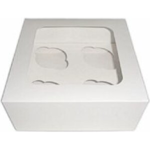 Κουτί cupcake 4 θέσεων