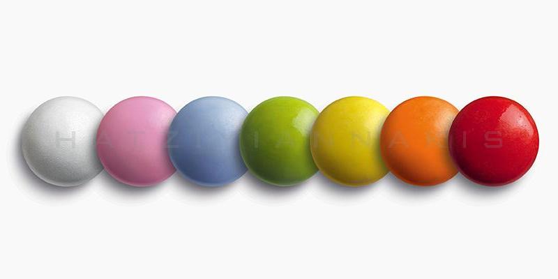 Κουφετάκι rondo bebe πολύχρωμο 1 κιλό Χατζηγιαννάκης