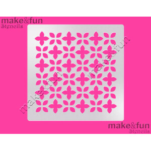 Στένσιλ με σχέδιο 1 14x14cm