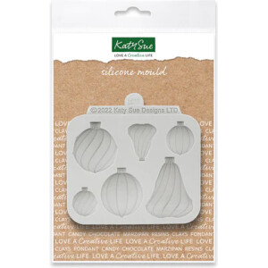 Καλούπι σιλικόνης στολίδια χριστουγεννιάτικα πομπέ Katy Sue