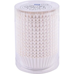 Θήκες cupcake λευκό 5cm 300τεμ PME