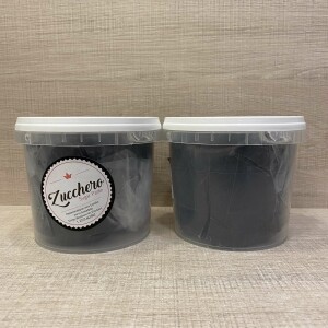 Ζαχαρόπαστα μαύρη 1 κιλό Zucchero