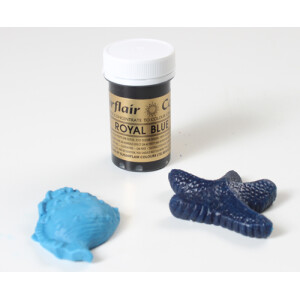 Χρώμα ζαχαροπλαστικής πάστα μπλε royal 25γρ Sugarflair