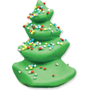 Έλατο στολισμένο 3d 6cm βρώσιμο 12τεμ Sugart