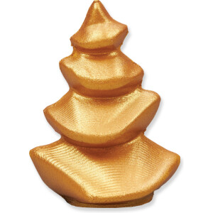 Έλατο χρυσό 3d 6cm βρώσιμο 12τεμ Sugart