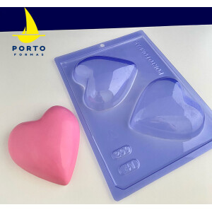 Καλούπι σοκολάτας καρδιές diamond 200γρ Porto Formas