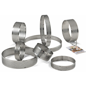 Τσέρκι για τάρτα στρόγγυλο ανοξείδωτο 10x2cm Decora