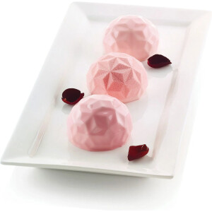 Φόρμα σιλικόνης σφαίρες diamond μικρές 6x110ml Silikomart