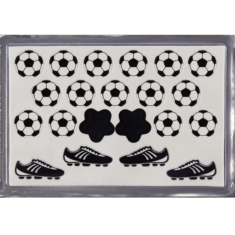 Πλάκα ζαχαρόπαστας ποδόσφαιρο 20x30cm Sugart - Image 2
