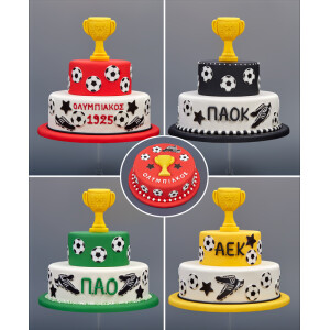 Πλάκα ζαχαρόπαστας ποδόσφαιρο 20x30cm Sugart