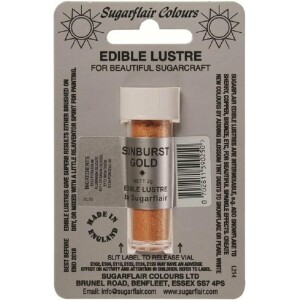 Χρώμα ζαχαροπλαστικής σκόνη χρυσό sunburst 2γρ Sugarflair