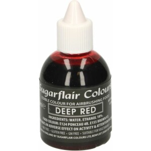 Χρώμα αερογράφου κόκκινο σκούρο 60ml Sugarflair