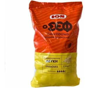 Απομίμηση σοκολάτας λευκής 2,5 κιλά ION