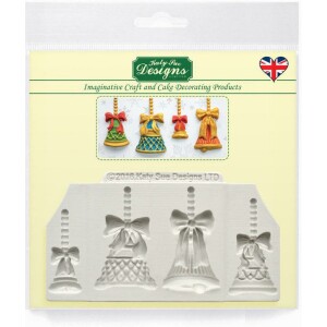 Καλούπι σιλικόνης καμπάνες 4 σχέδια Katy Sue