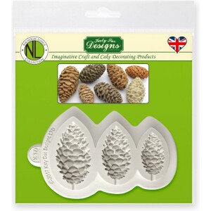 Καλούπι σιλικόνης κουκουνάρια Katy Sue