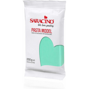 Ζαχαρόπαστα μοντελισμού tiffany blue 250γρ Saracino