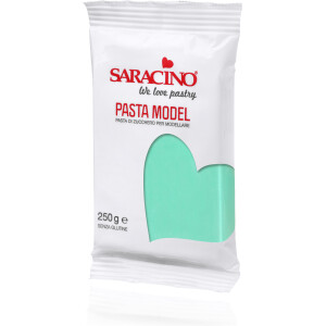 Ζαχαρόπαστα μοντελισμού tiffany blue 250γρ Saracino