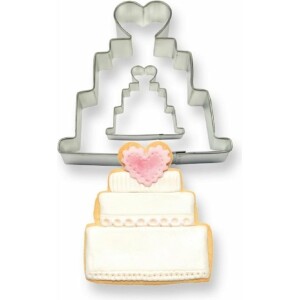 Κουπάτ τούρτα με καρδιά 2τεμ PME