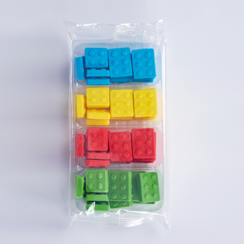 Τουβλάκια πολύχρωμα 48τεμ ζαχαρωτά Sugart - Image 3