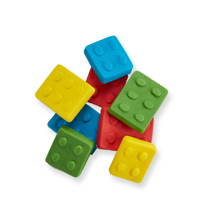 Τουβλάκια πολύχρωμα 48τεμ ζαχαρωτά Sugart