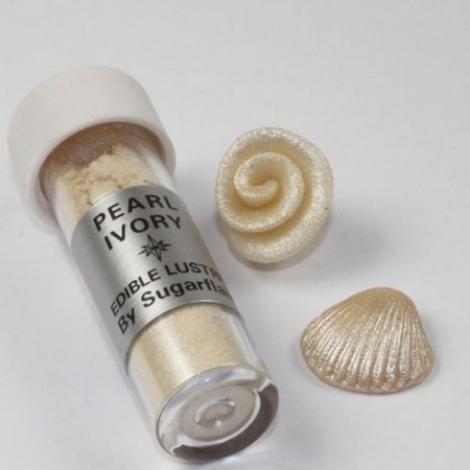 Χρώμα ζαχαροπλαστικής σκόνη ιβουάρ ivory 2γρ Sugarflair - Image 2