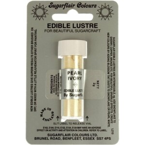 Χρώμα ζαχαροπλαστικής σκόνη ιβουάρ ivory 2γρ Sugarflair