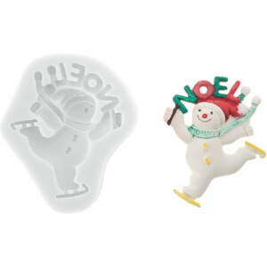 Καλούπι σιλικόνης χιονάνθρωπος noel Silikomart