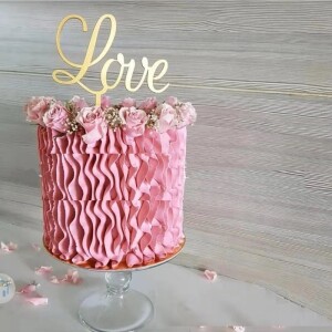 Topper Love καλλιγραφικό 13cm