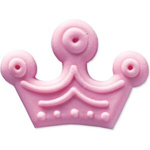 Κορώνες ροζ 3cm 15τεμ ζαχαρωτά Sugart