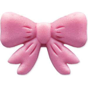 Φιογκάκια ροζ 3,5cm 40τεμ ζαχαρωτά Sugart