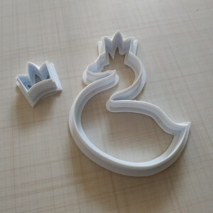 Κουπάτ κύκνος με κορώνα 8cm