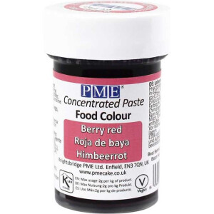 Χρώμα ζαχαροπλαστικής πάστα κόκκινο red 25γρ PME