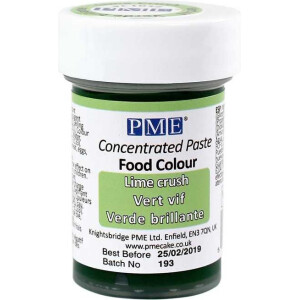 Χρώμα ζαχαροπλαστικής πάστα πράσινο lime 25γρ PME