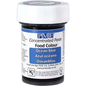 Χρώμα ζαχαροπλαστικής πάστα μπλε ocean 25γρ PME