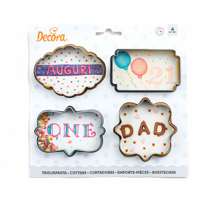 Κουπάτ κορνίζες 10cm 4τεμ Decora