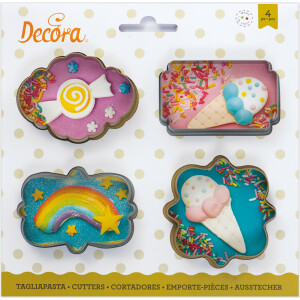 Κουπάτ κορνίζες 7cm 4τεμ Decora