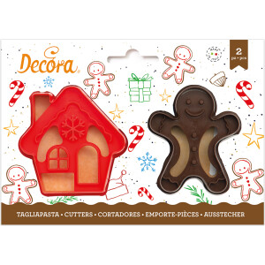 Κουπάτ χριστουγεννιάτικο σπιτάκι και gingerbread Decora