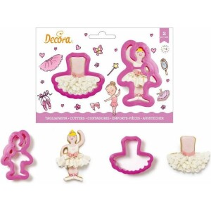 Κουπάτ μπαλαρίνα και φούστα τουτού 2τεμ Decora