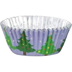 Alternative view of Θήκες cupcake με χριστουγεννιάτικα δέντρα 5cm 30τεμ PME