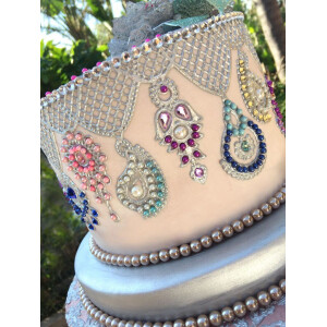 Alternative view of Πατάκι σιλικόνης για δαντέλα Princess Jewels