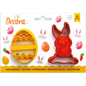 Κουπάτ αυγό και λαγουδάκι 7,5-9cm Decora