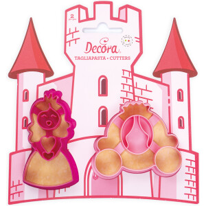 Κουπάτ πριγκίπισσα και άμαξα 8-9cm Decora