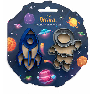 Κουπάτ διαστημόπλοιο και αστροναύτης 7,5-8cm Decora