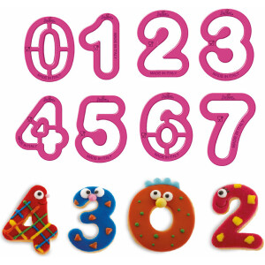 Κουπάτ αριθμοί 5,2cm Decora