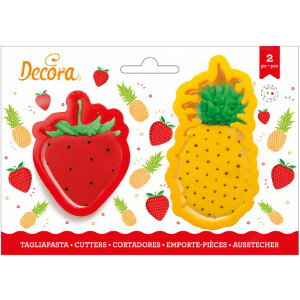 Κουπάτ ανανάς και φράουλα 7-10cm Decora