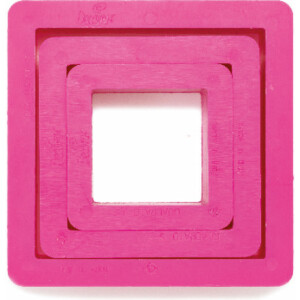 Κουπάτ τετράγωνα 3,5-5-7cm 3τεμ Decora