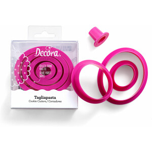 Κουπάτ οβάλ 1,5-3,5-5,5-8cm 4τεμ Decora