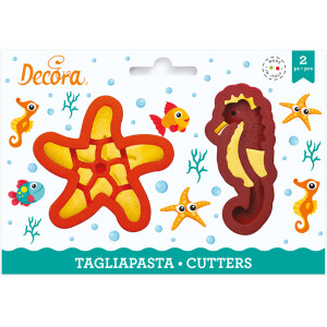 Κουπάτ αστερίας και ιππόκαμπος 8,0-8,7cm Decora