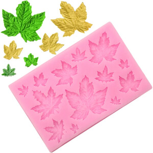 Καλούπι σιλικόνης φύλλα σφενδάμου 13τεμ