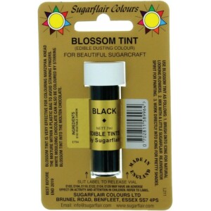 Χρώμα ζαχαροπλαστικής σκόνη μαύρο 7ml Sugarflair
